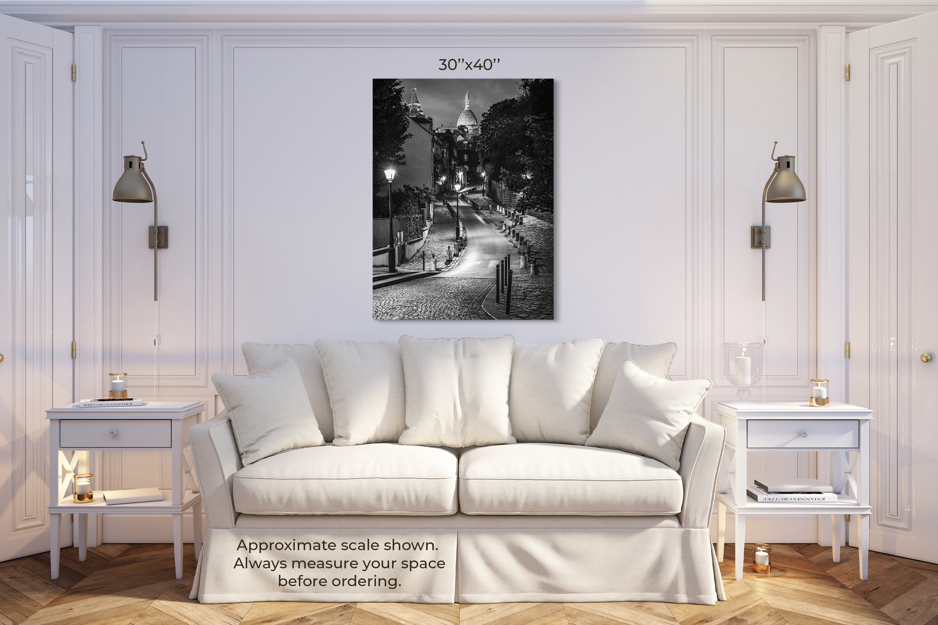 Rue de l’Abreuvoir at Night