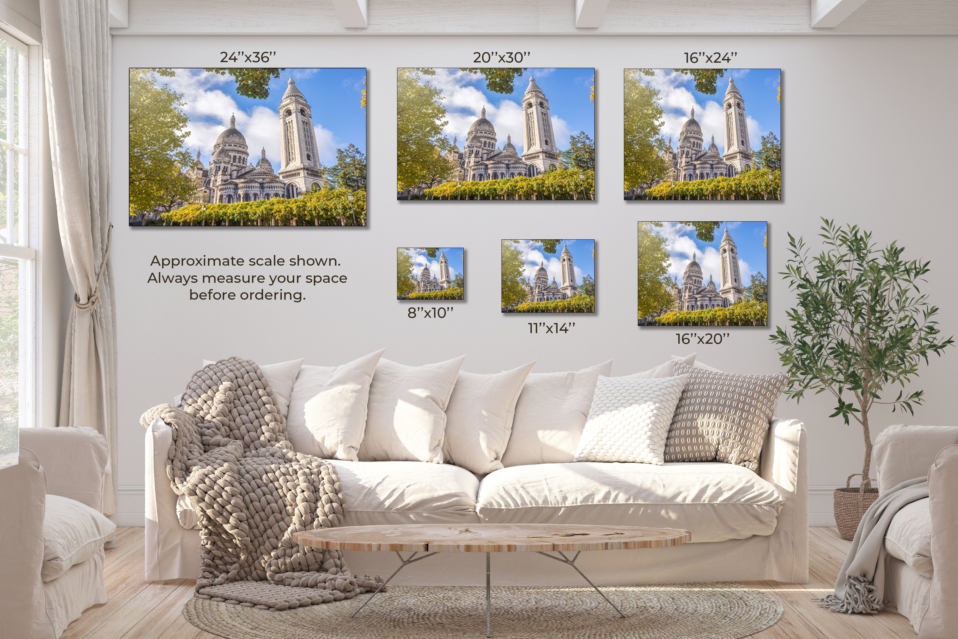 Sacre Coeur From the Quiet Side