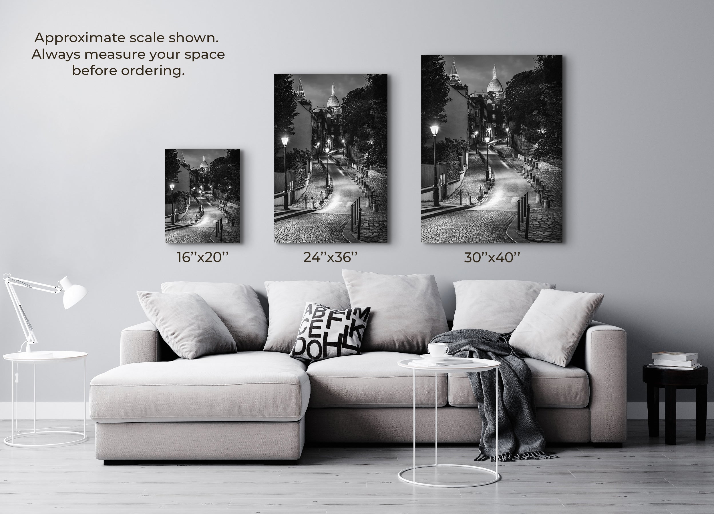 Rue de l’Abreuvoir at Night