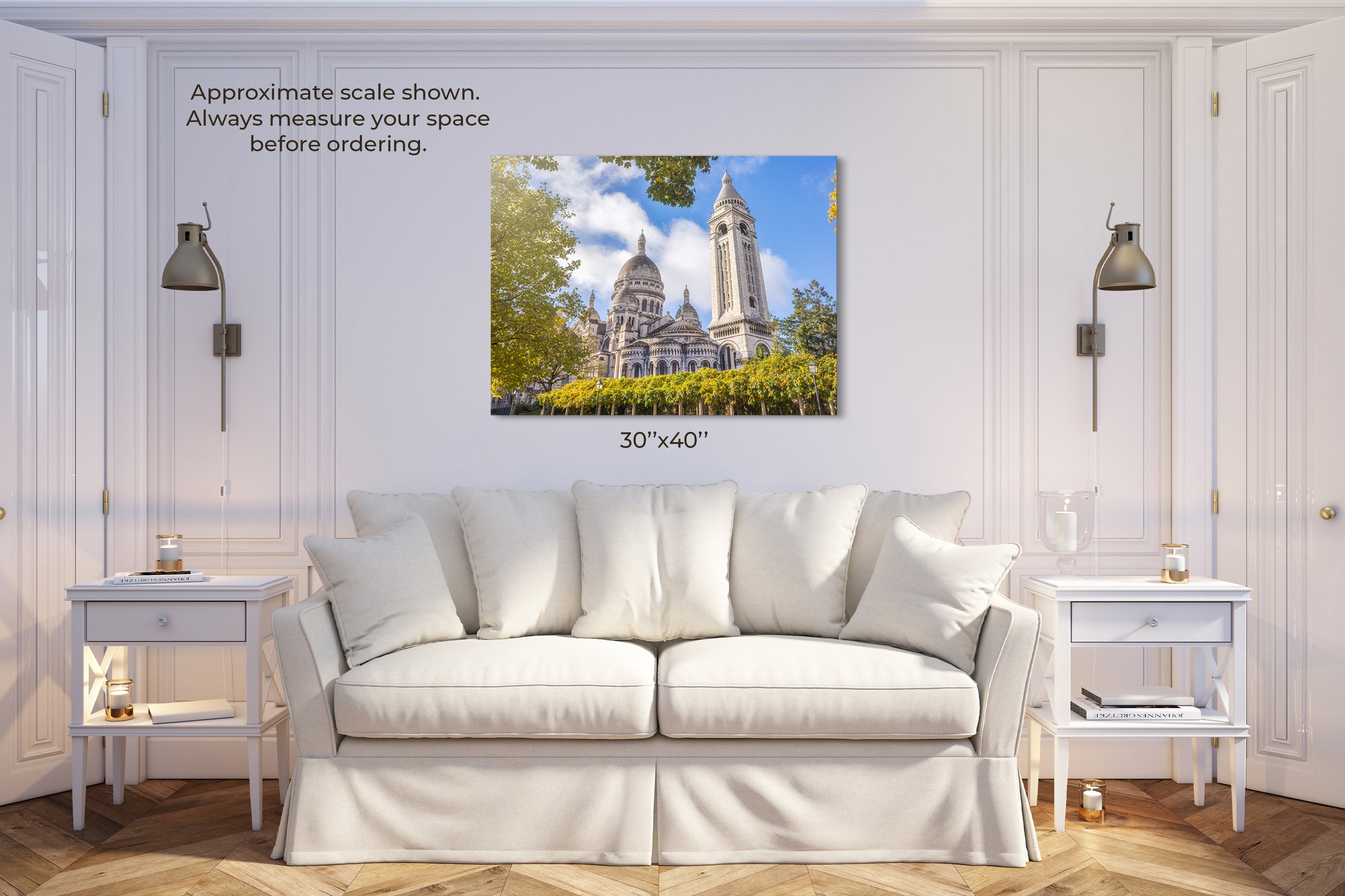 Sacre Coeur From the Quiet Side