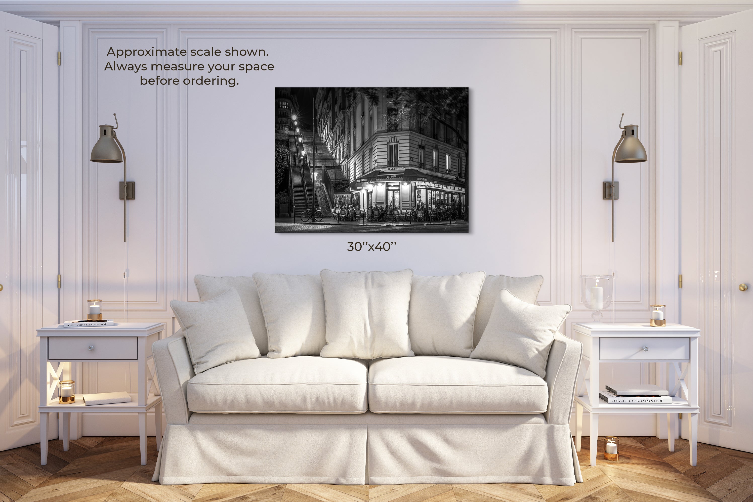 Steps and Cafe Light