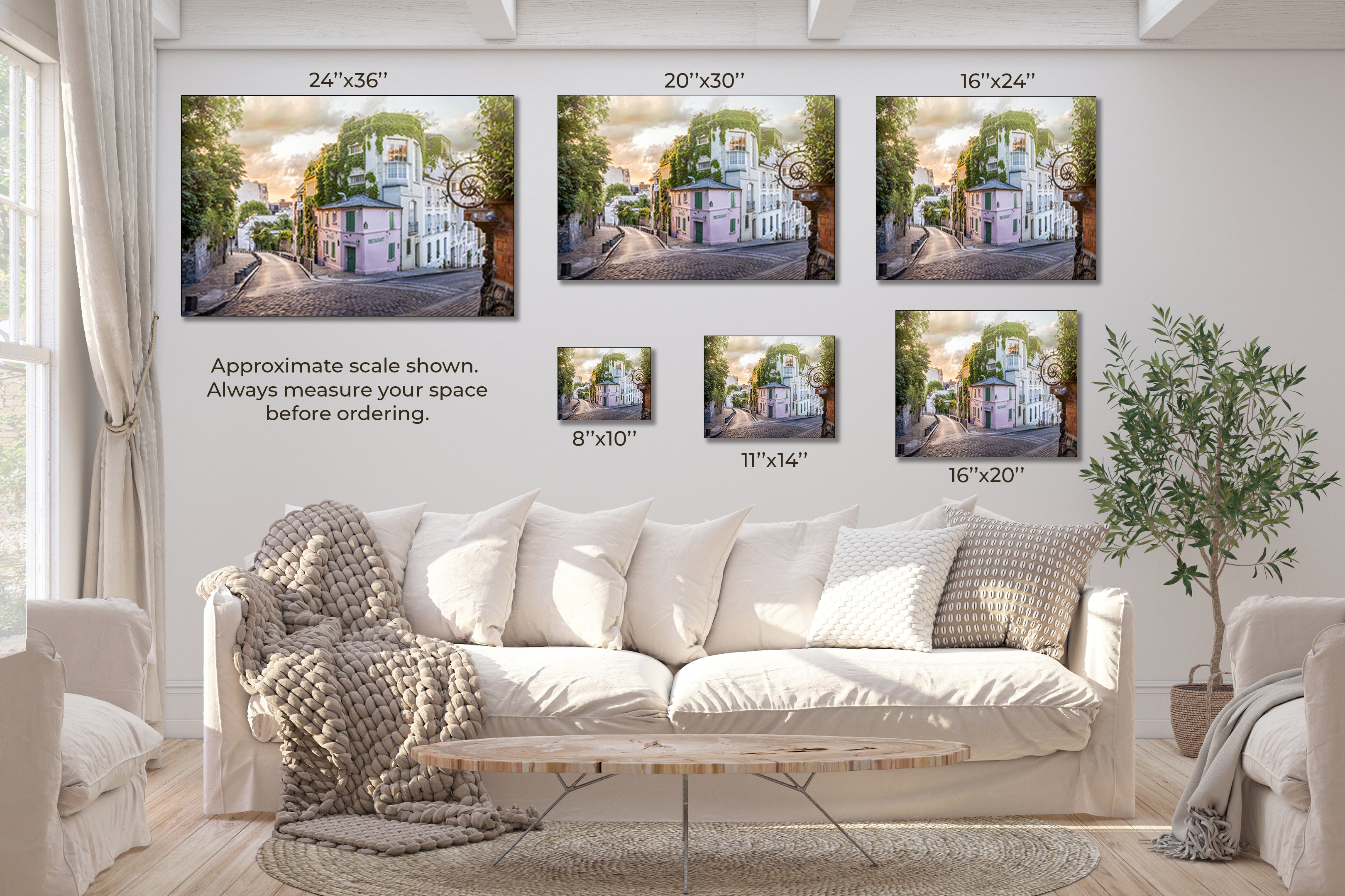 La Maison Rose at Dusk