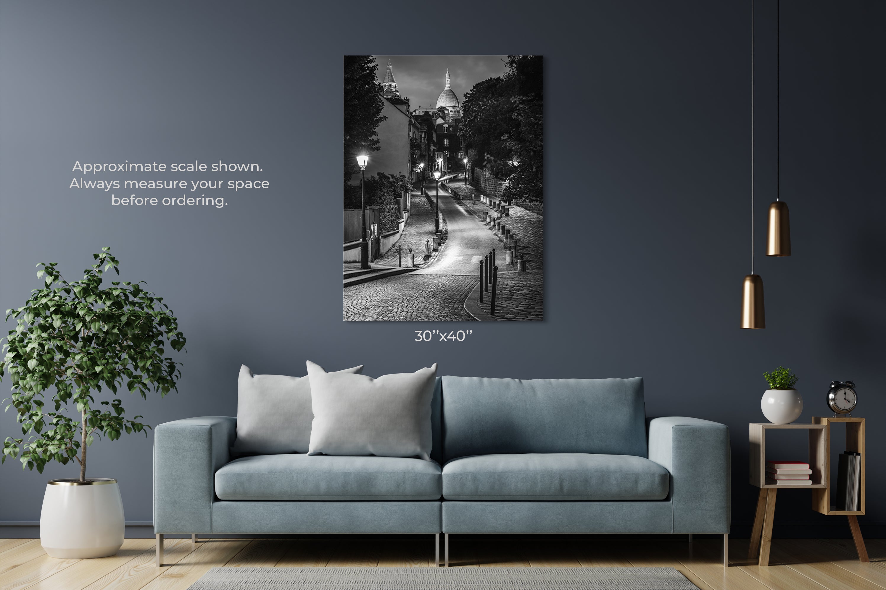 Rue de l’Abreuvoir at Night