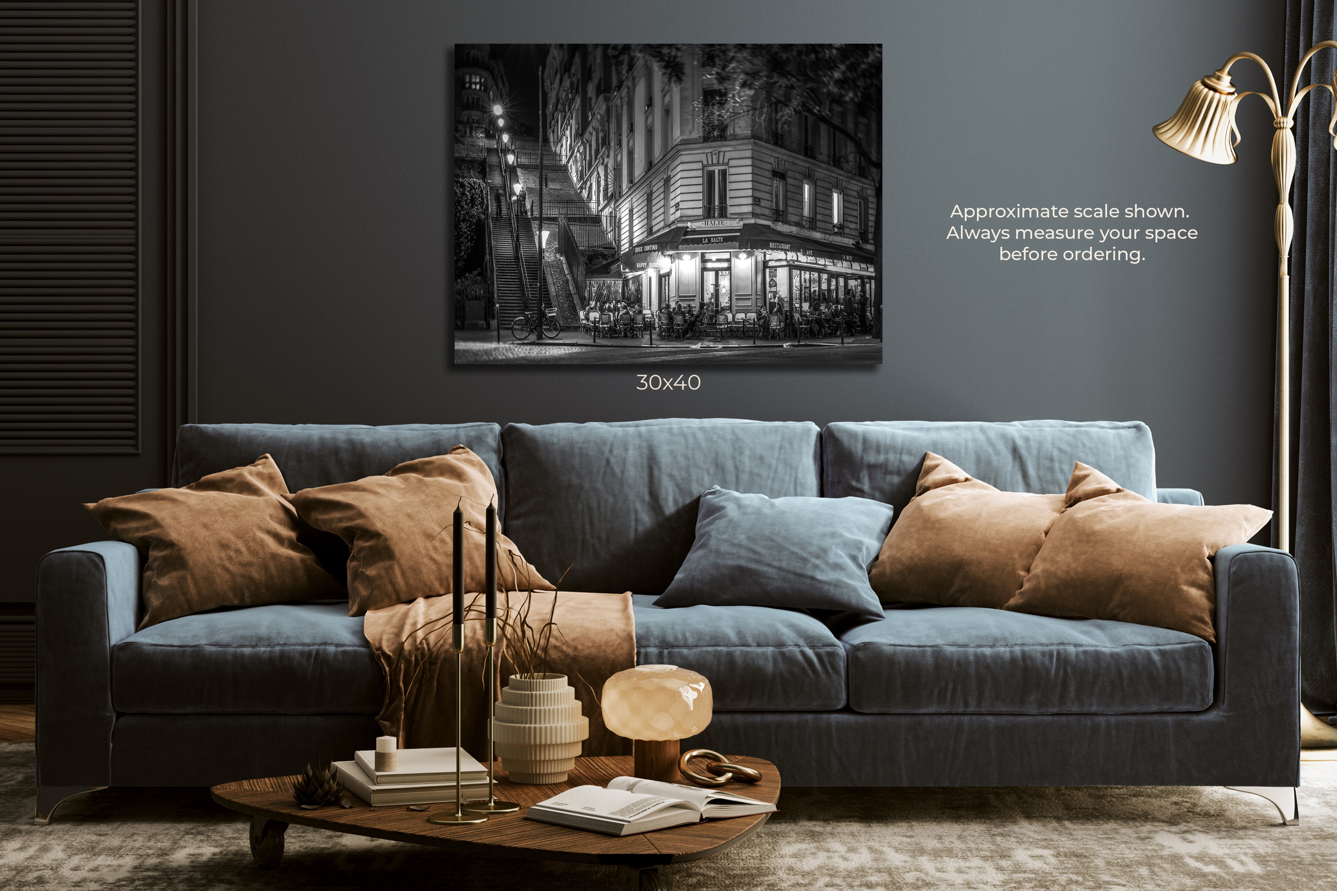 Steps and Cafe Light