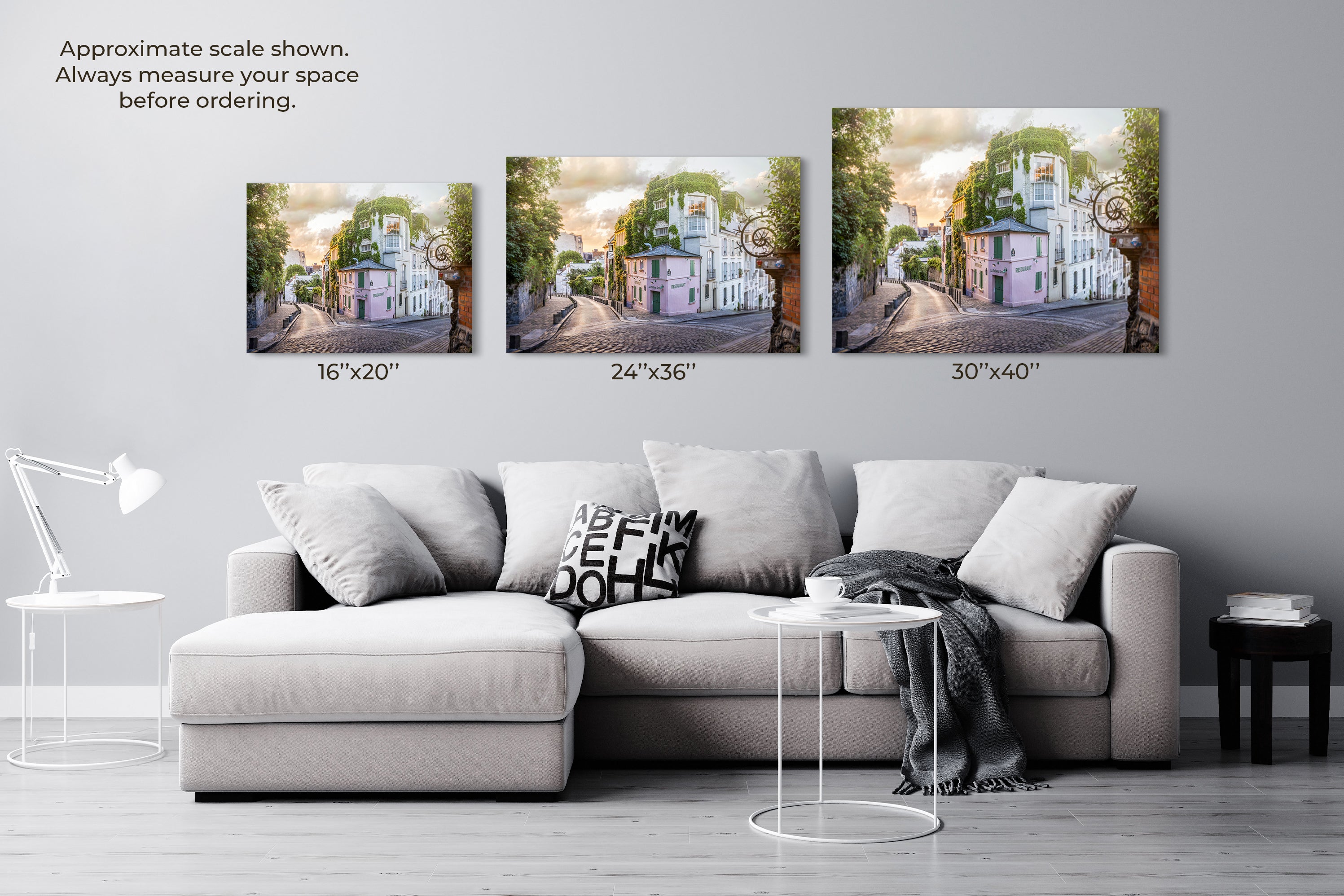 La Maison Rose at Dusk