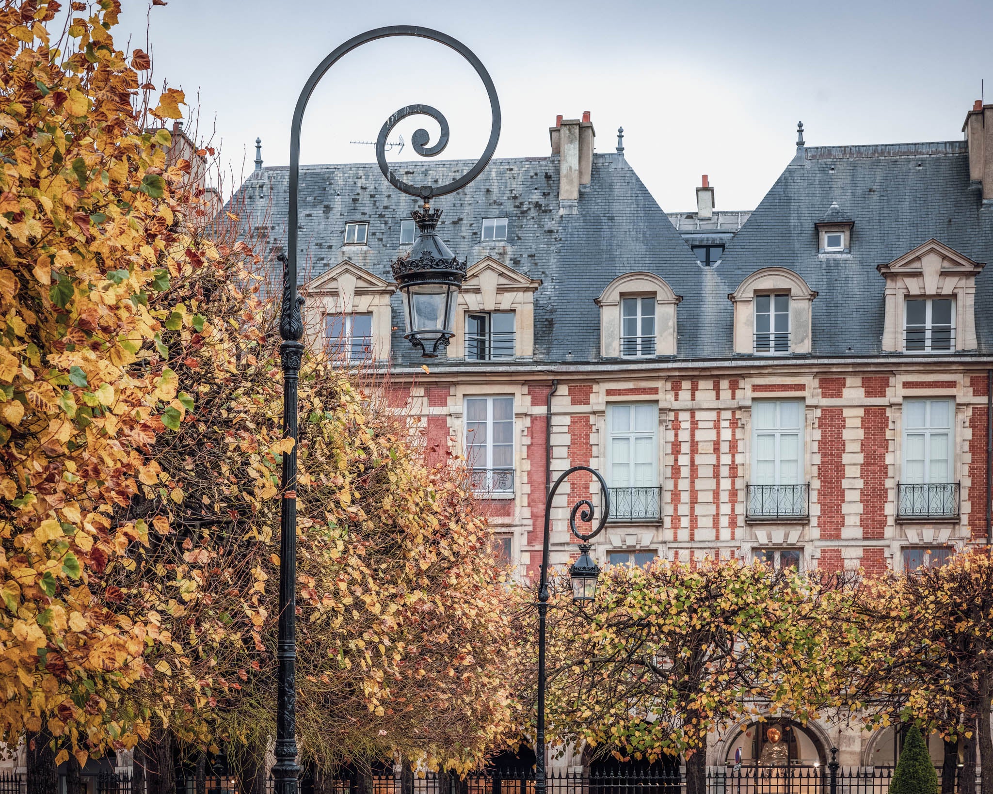 Autumn Stroll in Place des Vosges