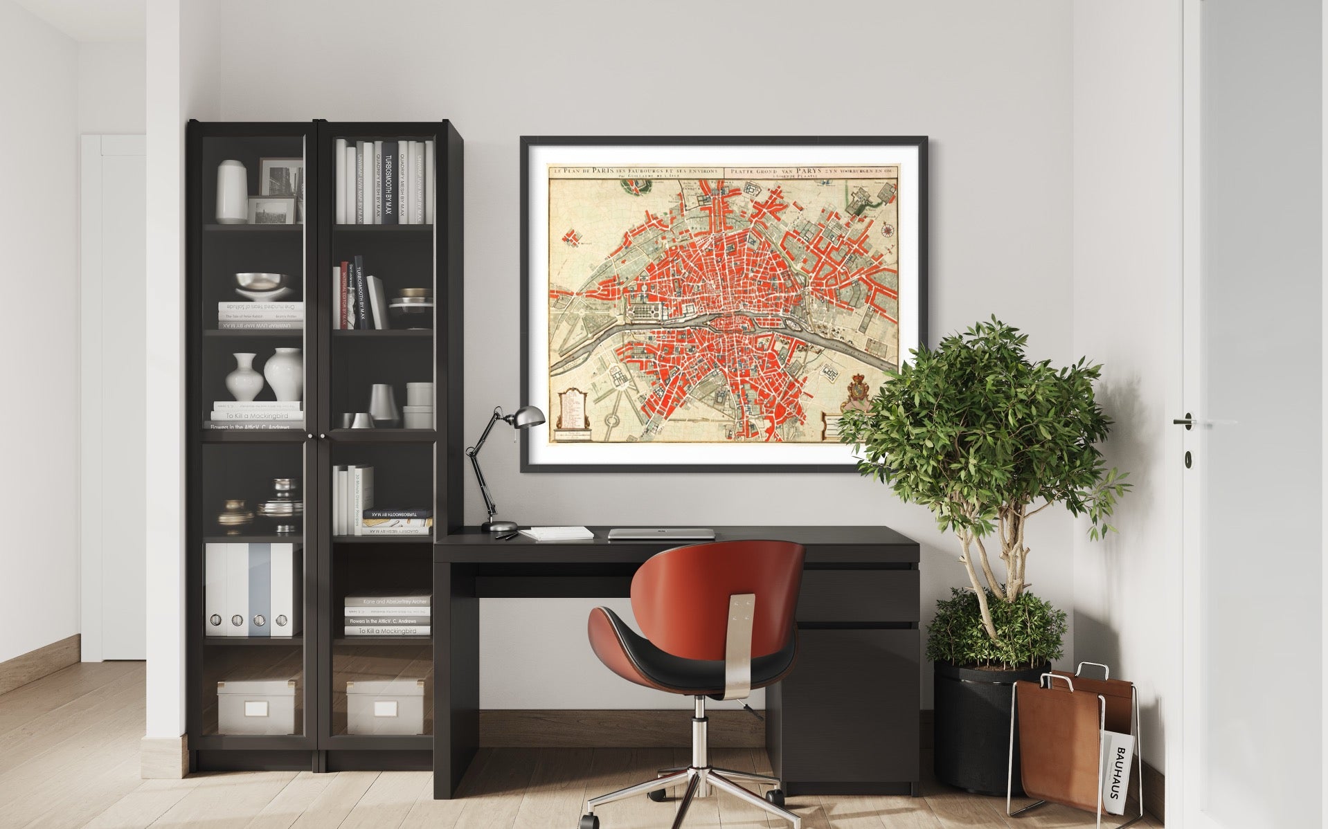 Vintage Paris Map - Le Plan de Paris