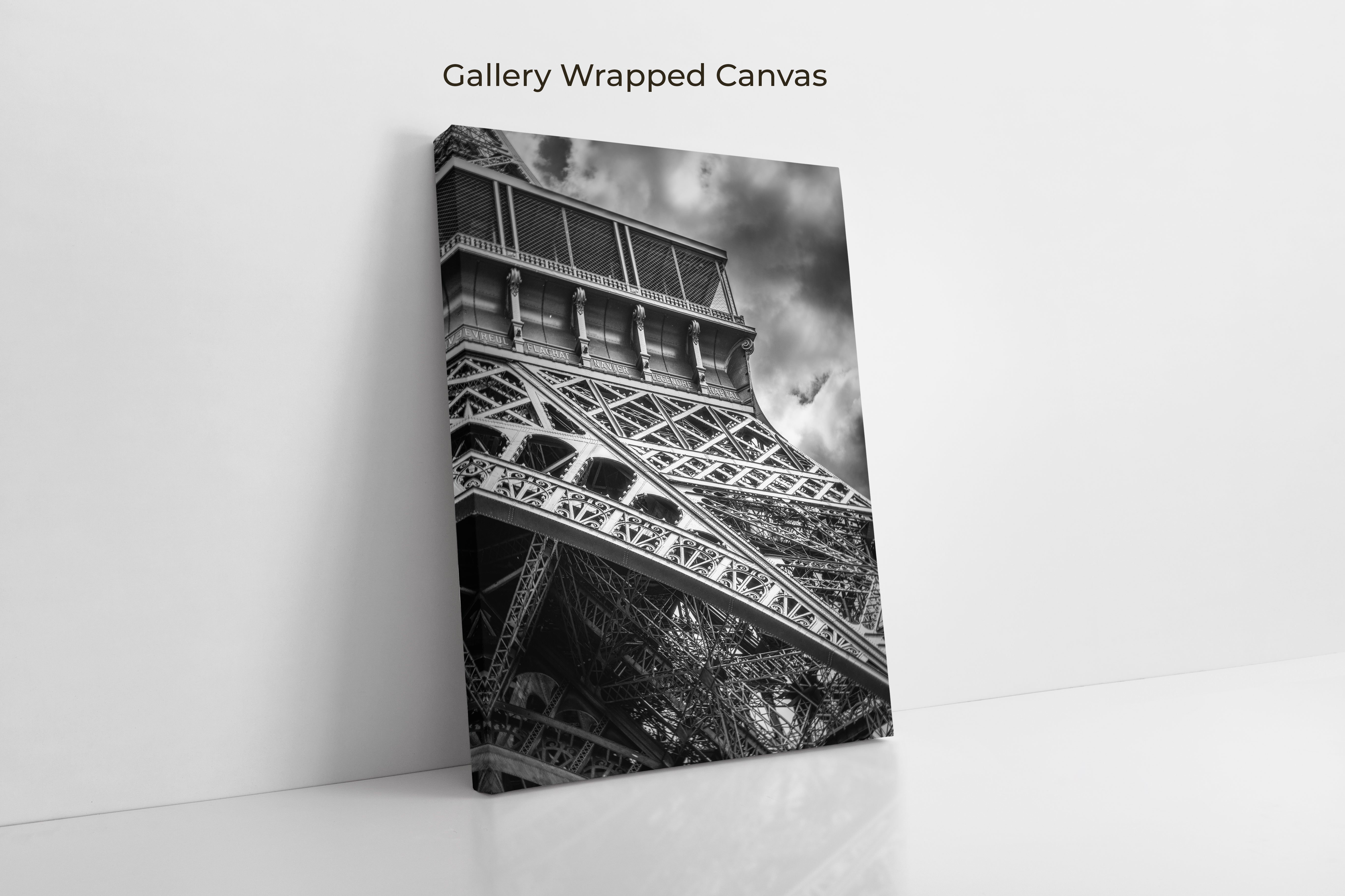 Eiffel Tower in Black and Steel