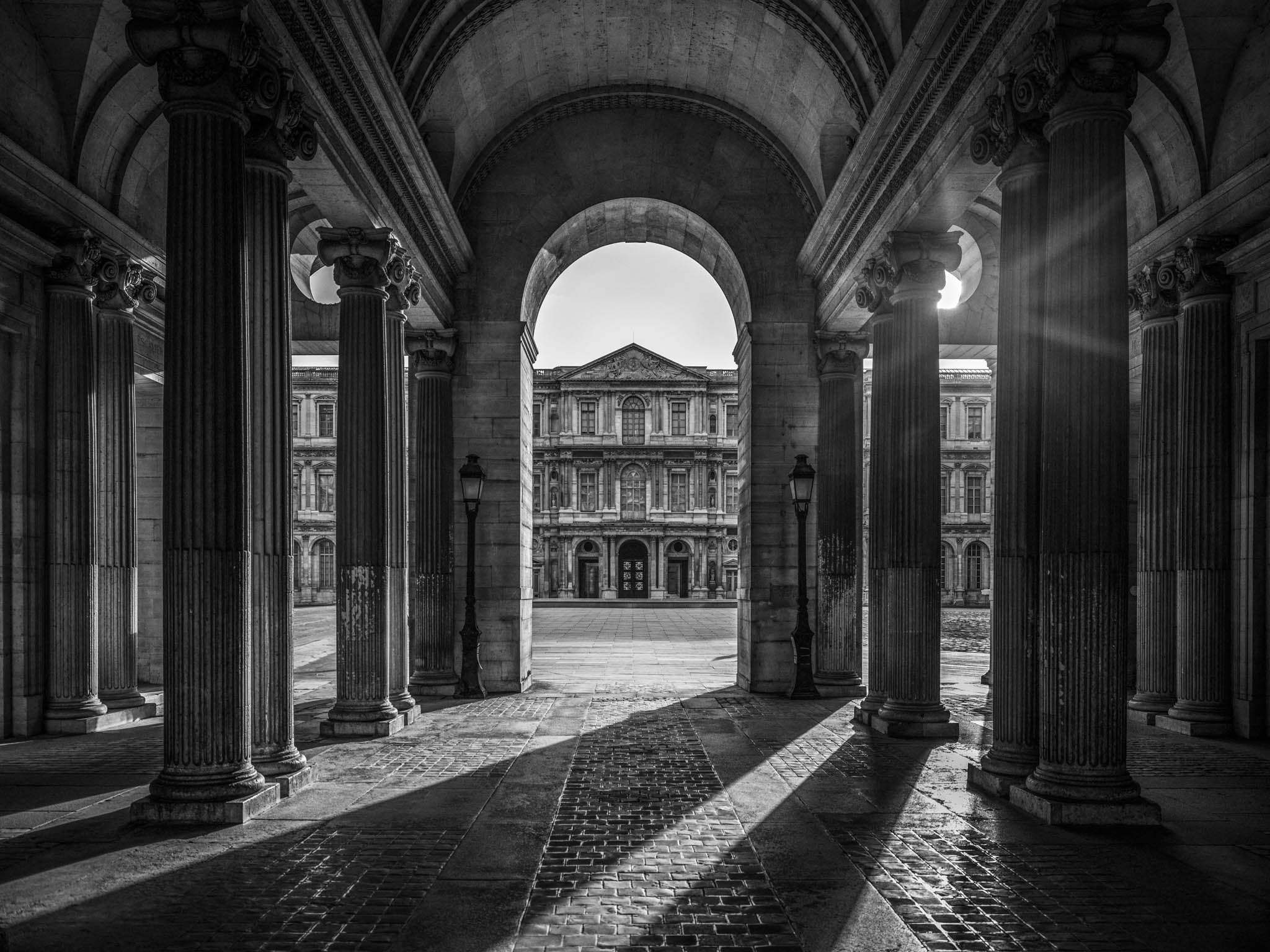 Timeless Shadows of Cour Carrée