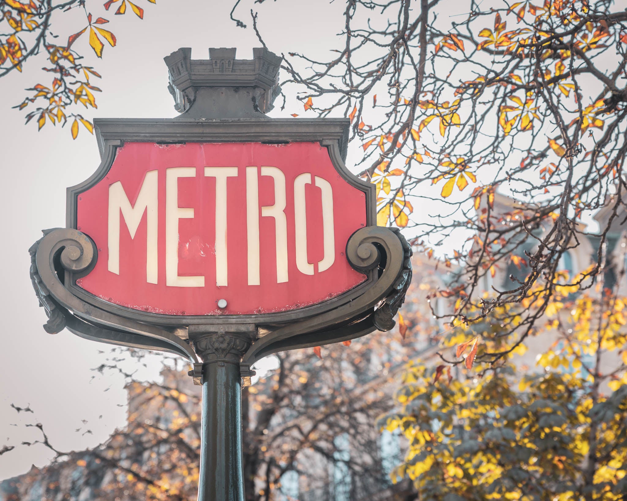 Vintage Metro Sign