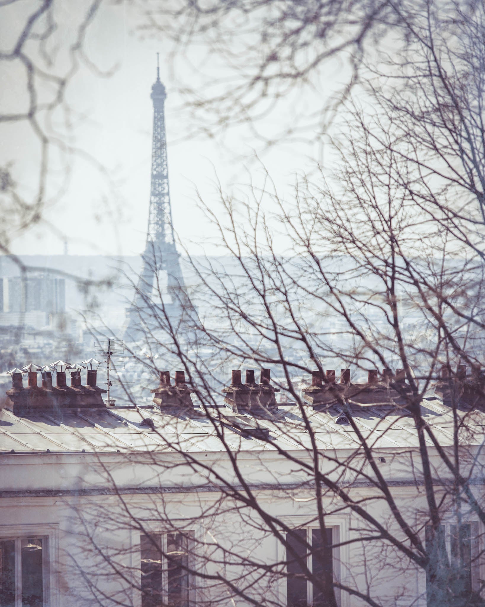 Vintage View from Montmartre