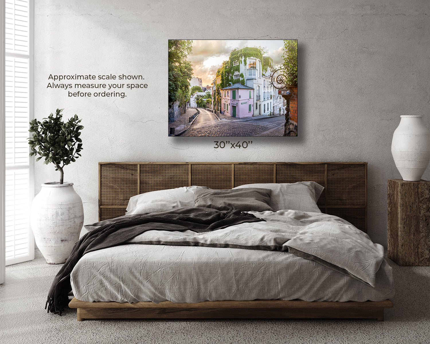 La Maison Rose at Dusk